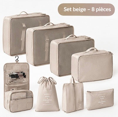 EasyMove™ | Set de 8 Sacs Organisateurs de Valise