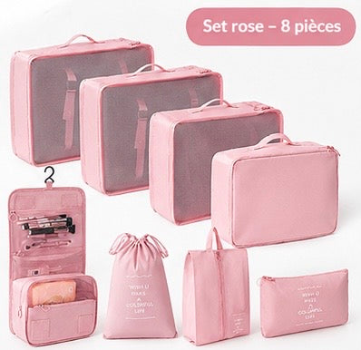 EasyMove™ | Set de 8 Sacs Organisateurs de Valise
