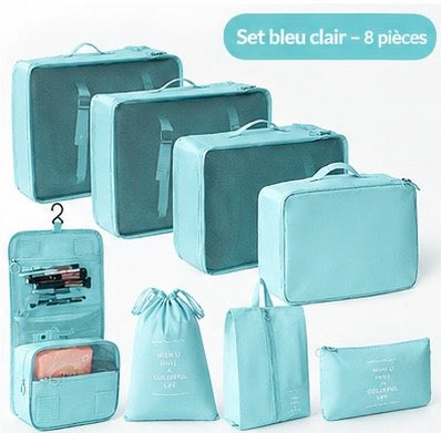 EasyMove™ | Set de 8 Sacs Organisateurs de Valise