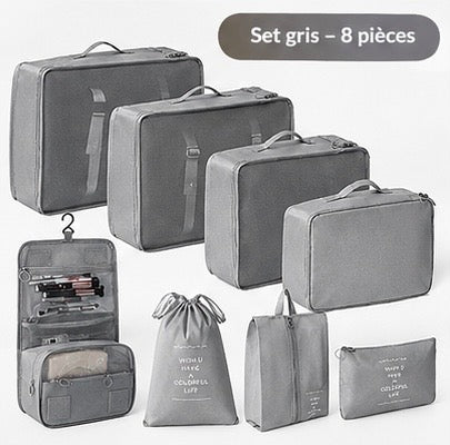 EasyMove™ | Set de 8 Sacs Organisateurs de Valise